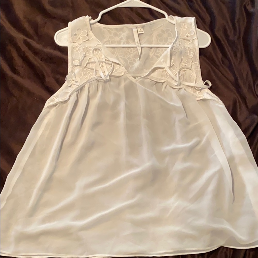 Sheer women’s tank top